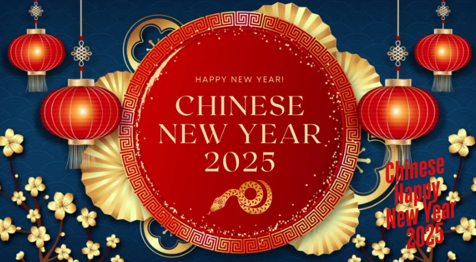 Greeting Happy Chinese New Year 2025